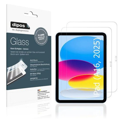 2x Screen Protector for Apple iPad 11 Zoll A16 11. Gen 2025 Flexible Glass 9H