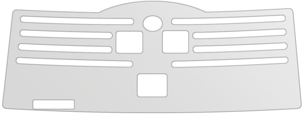 dipos Displayschutz für SAECO PicoBaristo SM5560/10 Tropfblech, mattierte Oberfläche, geringe Dicke und perfekte Passform
