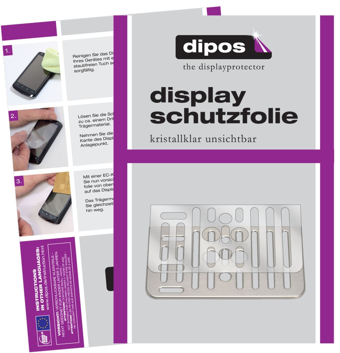2x Screen Protector for SAECO Gran Baristo 8978 drip tray Protection Clear