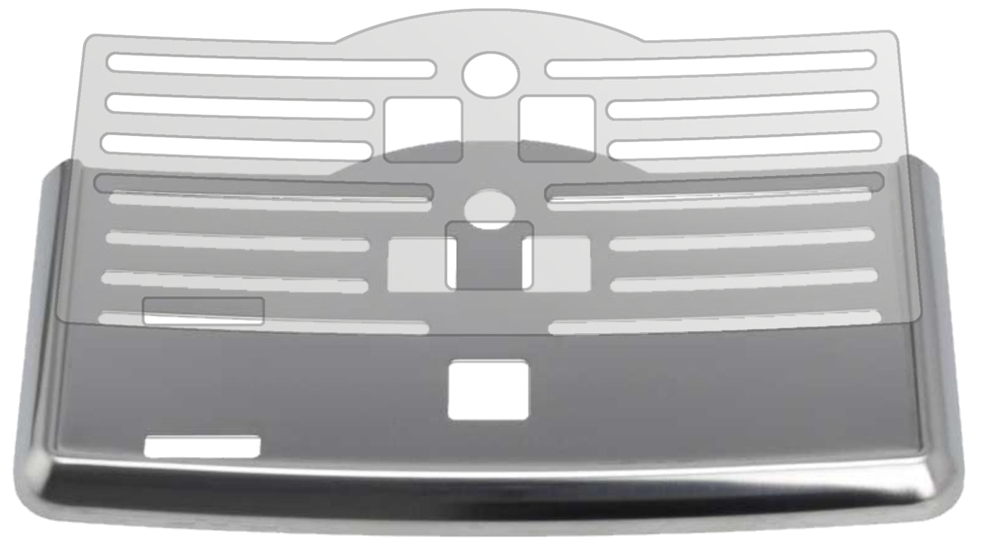 2x Schutzfolie matt für SAECO Incanto HD8921/01 Tropfblech Display-Schutzfolie