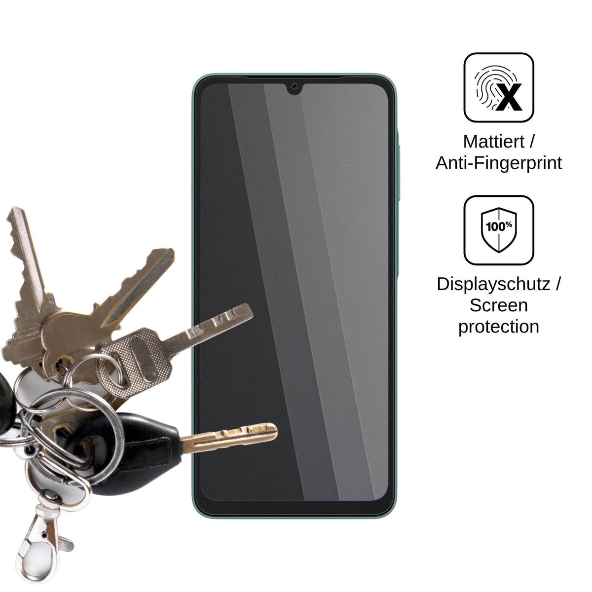 Screen Protector for Samsung Galaxy A08 Privacy Filter 4-Way Protection dipos