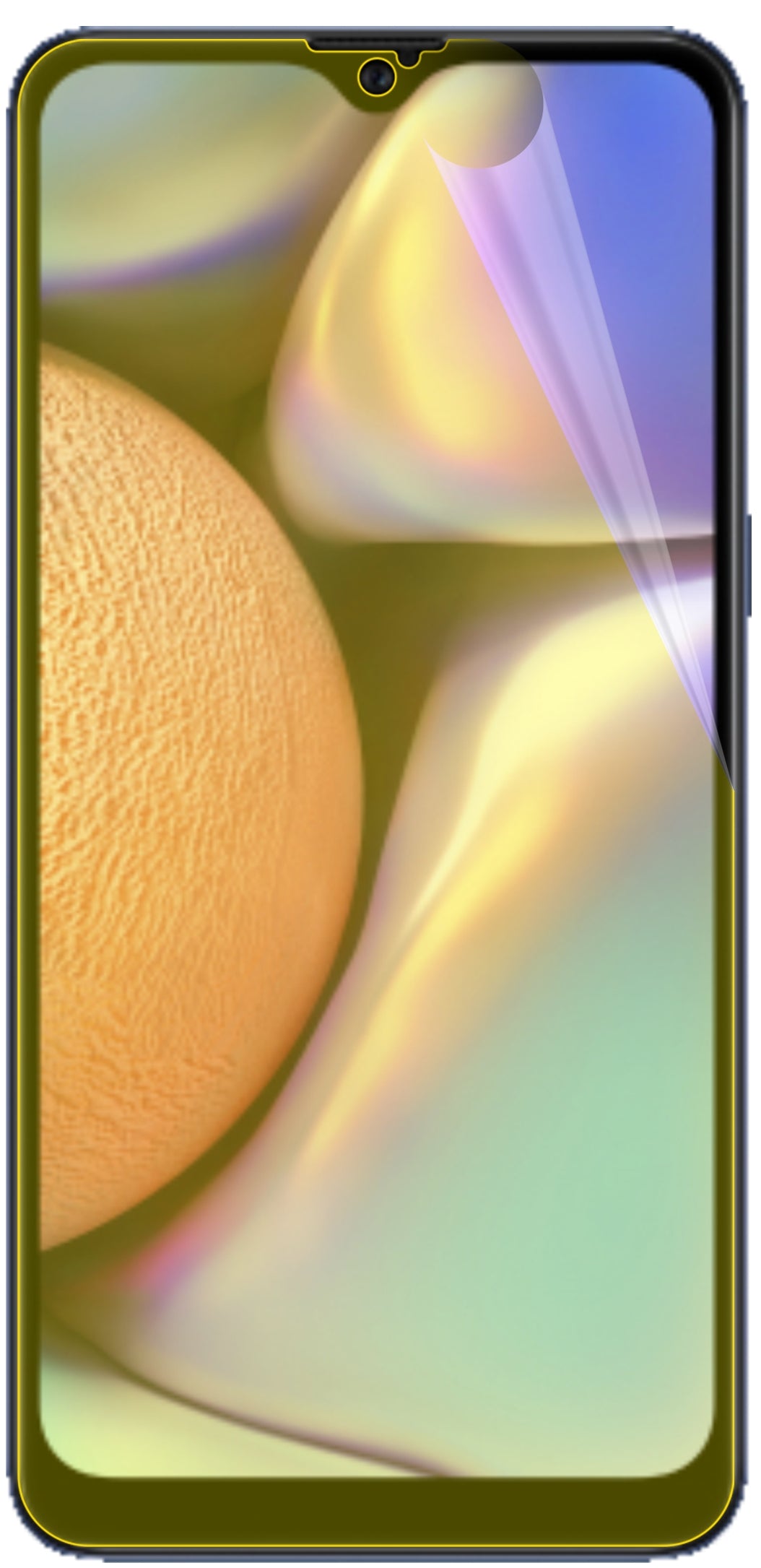dipos Displayschutz für Samsung Galaxy A10s, transparente Oberfläche, geringe Dicke und perfekte Passform