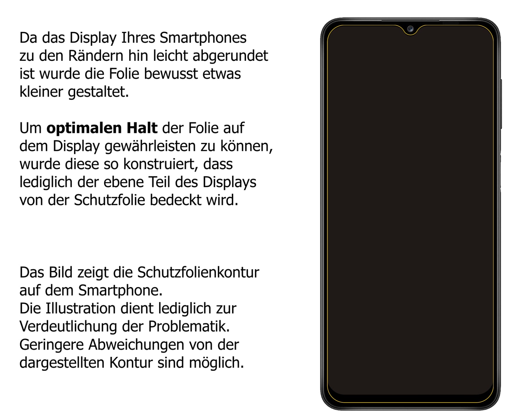 dipos Displayschutz für Samsung Galaxy A12 (SM-A127F), mattierte Oberfläche, robuste Festigkeit und perfekte Passform