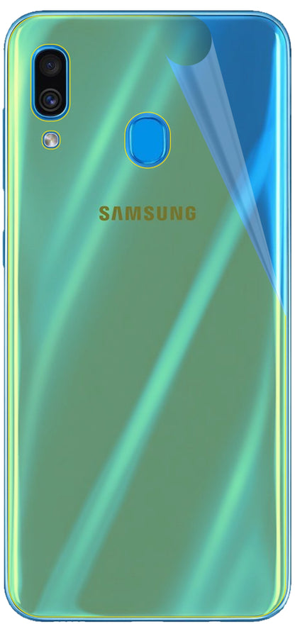 dipos Displayschutz für Samsung Galaxy A30s Rückseite, transparente Oberfläche, geringe Dicke und perfekte Passform