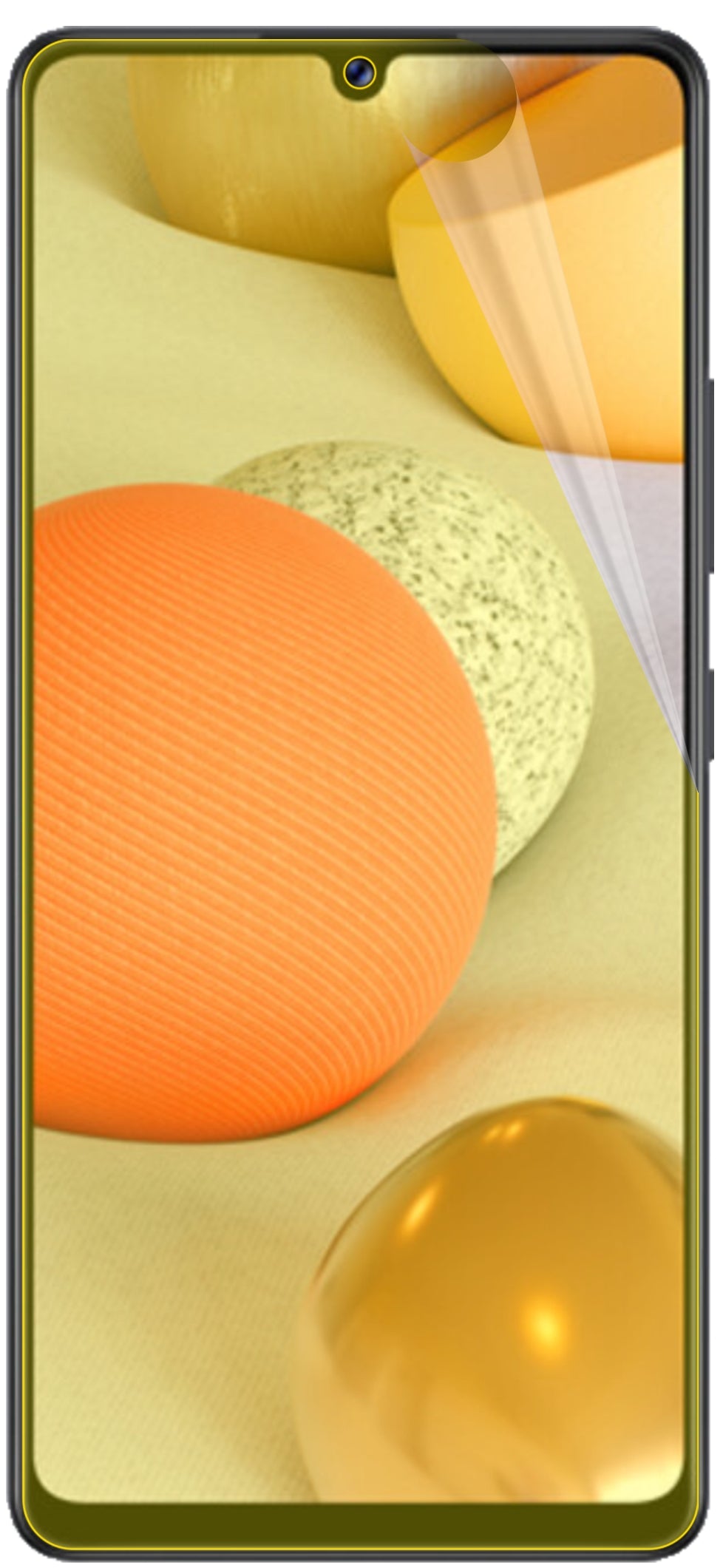 dipos Displayschutz für Samsung Galaxy A42 5G, transparente Oberfläche, geringe Dicke und perfekte Passform