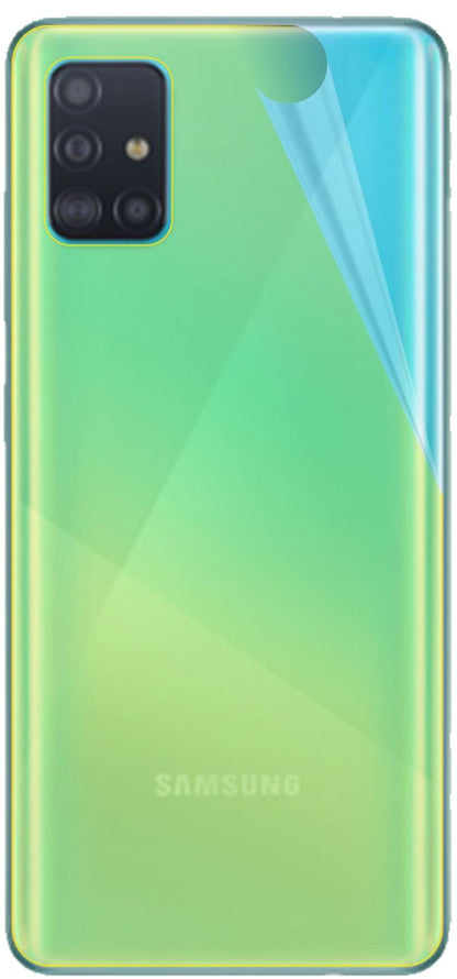 dipos Displayschutz für Samsung Galaxy A51 5G Rückseite, transparente Oberfläche, geringe Dicke und perfekte Passform