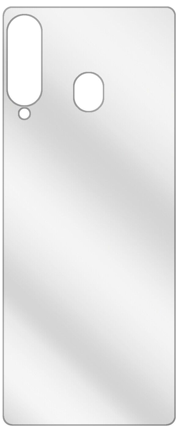 dipos Displayschutz für Samsung Galaxy A60 Rückseite, transparente Oberfläche, geringe Dicke und perfekte Passform