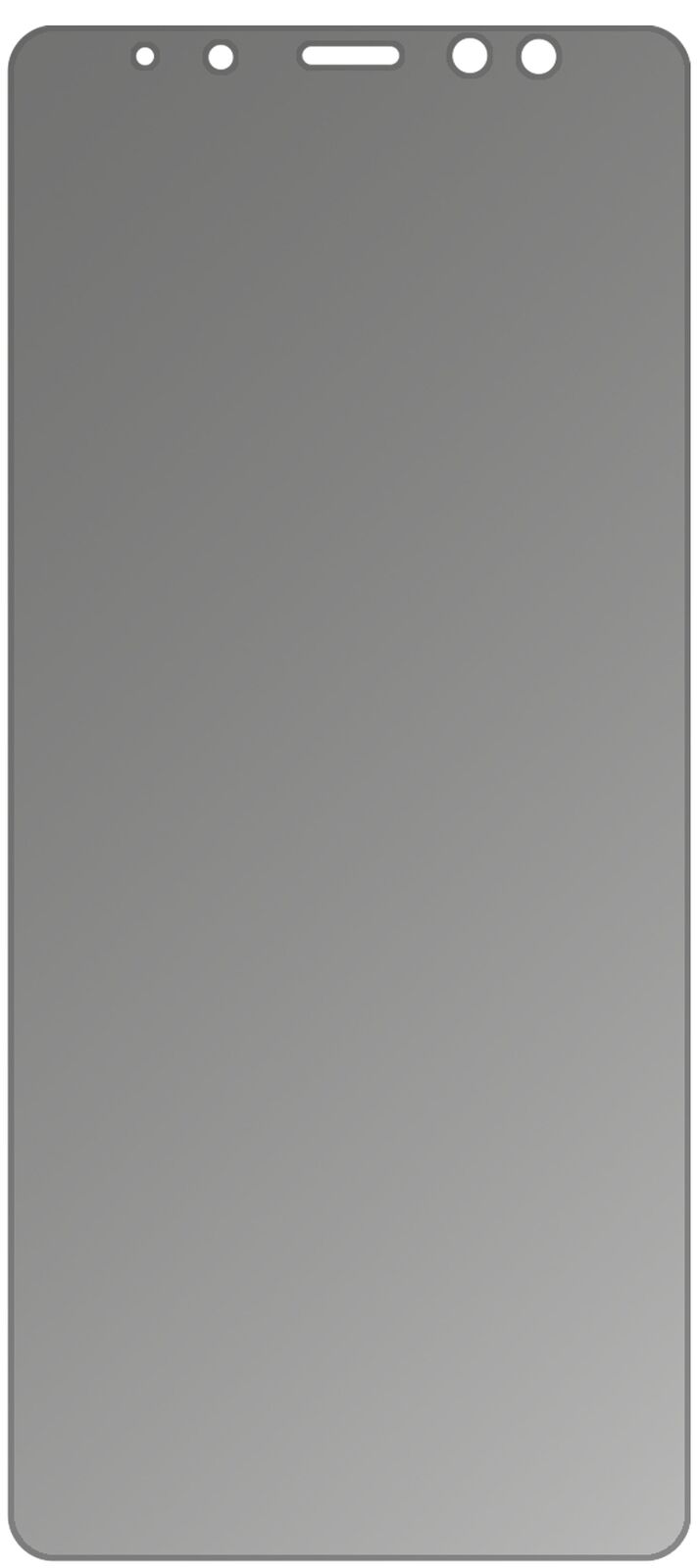 dipos Displayschutz für Samsung Galaxy A8 (2018), mattierte Oberfläche, Blickschutzfilter und perfekter Passform