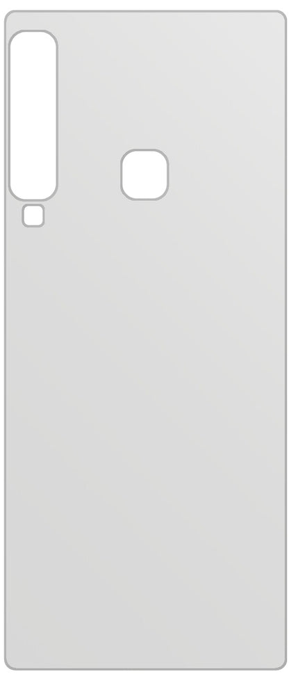 dipos Displayschutz für Samsung Galaxy A9 (2018) Rückseite, mattierte Oberfläche, geringe Dicke und perfekte Passform