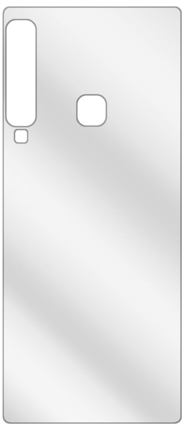 dipos Displayschutz für Samsung Galaxy A9 (2018) Rückseite, transparente Oberfläche, geringe Dicke und perfekte Passform