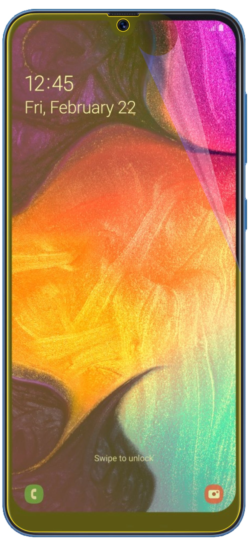 dipos Displayschutz für Samsung Galaxy A90, transparente Oberfläche, geringe Dicke und perfekte Passform