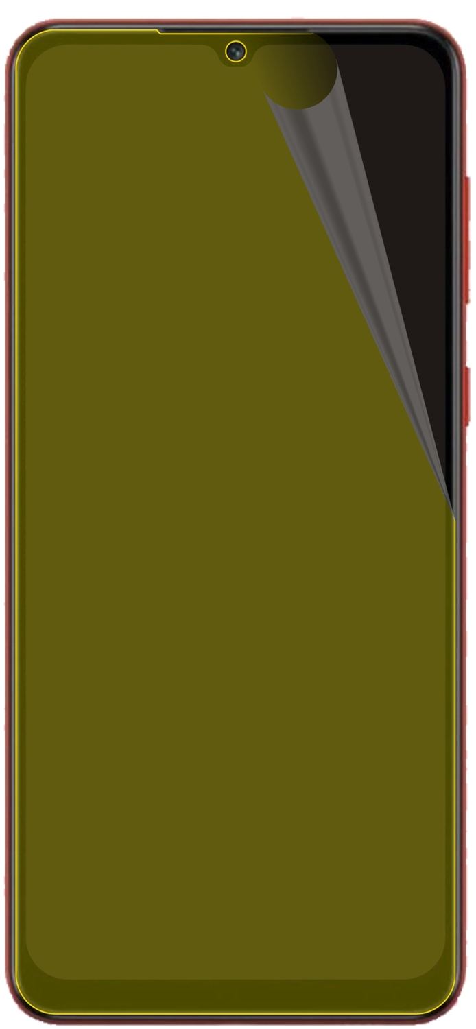 dipos Displayschutz für Samsung Galaxy F02s, transparente Oberfläche, geringe Dicke und perfekte Passform