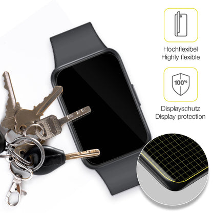 dipos Displayschutz für Samsung Galaxy Fit 3, transparente Oberfläche, geringe Dicke und perfekte Passform