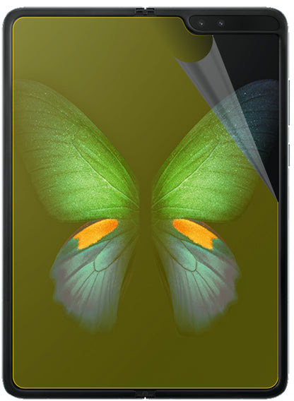 dipos Displayschutz für Samsung Galaxy Fold, transparente Oberfläche, geringe Dicke und perfekte Passform
