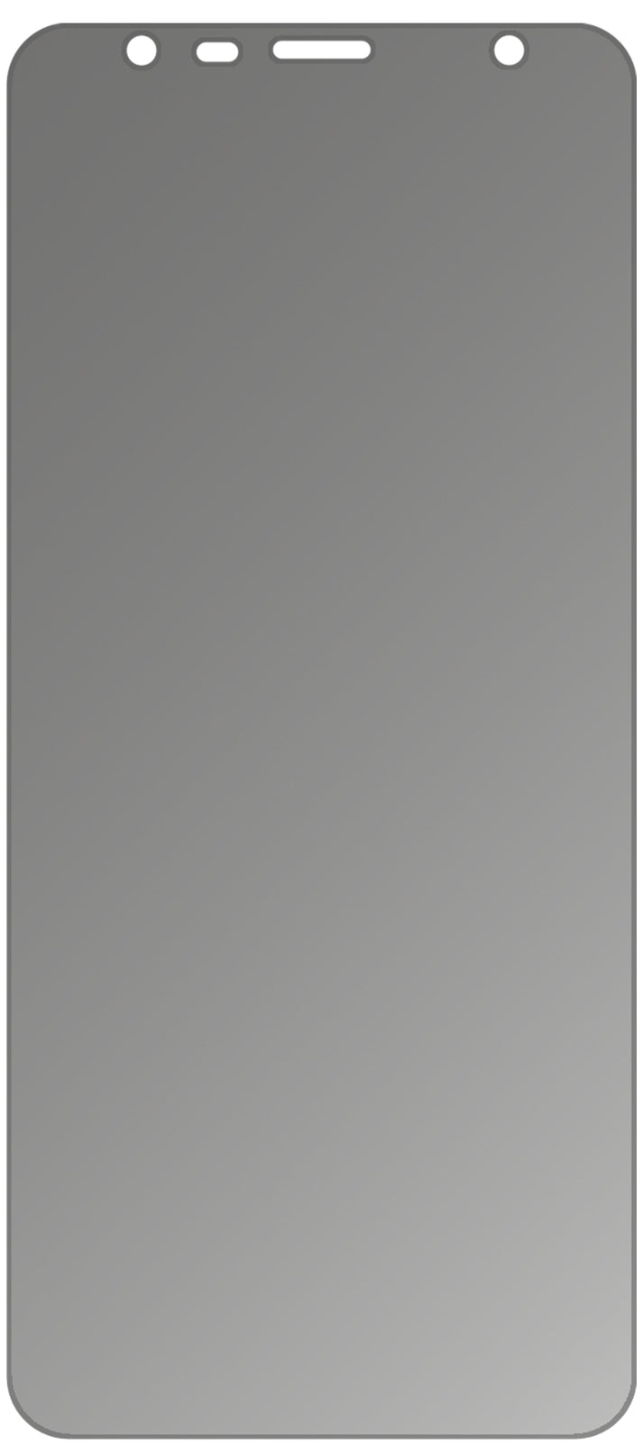 dipos Displayschutz für Samsung Galaxy J6 Plus (2018), mattierte Oberfläche, Blickschutzfilter und perfekter Passform