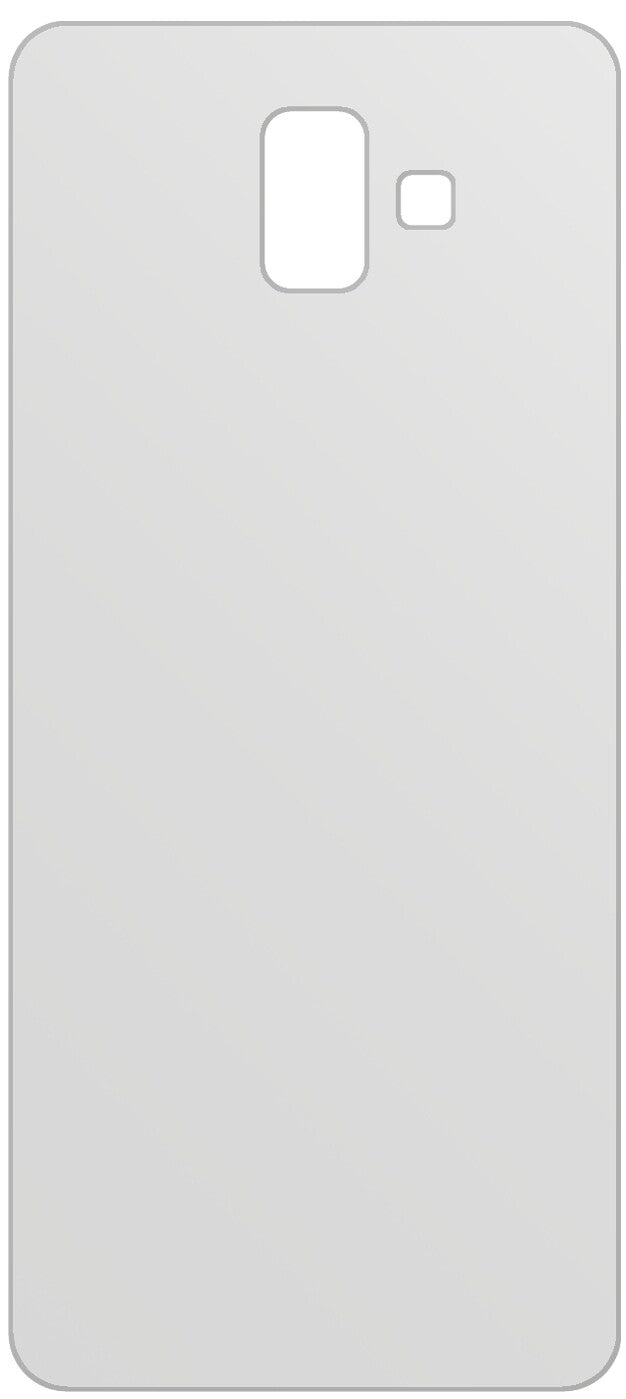 dipos Displayschutz für Samsung Galaxy J6 Plus (2018) Rückseite, mattierte Oberfläche, geringe Dicke und perfekte Passform