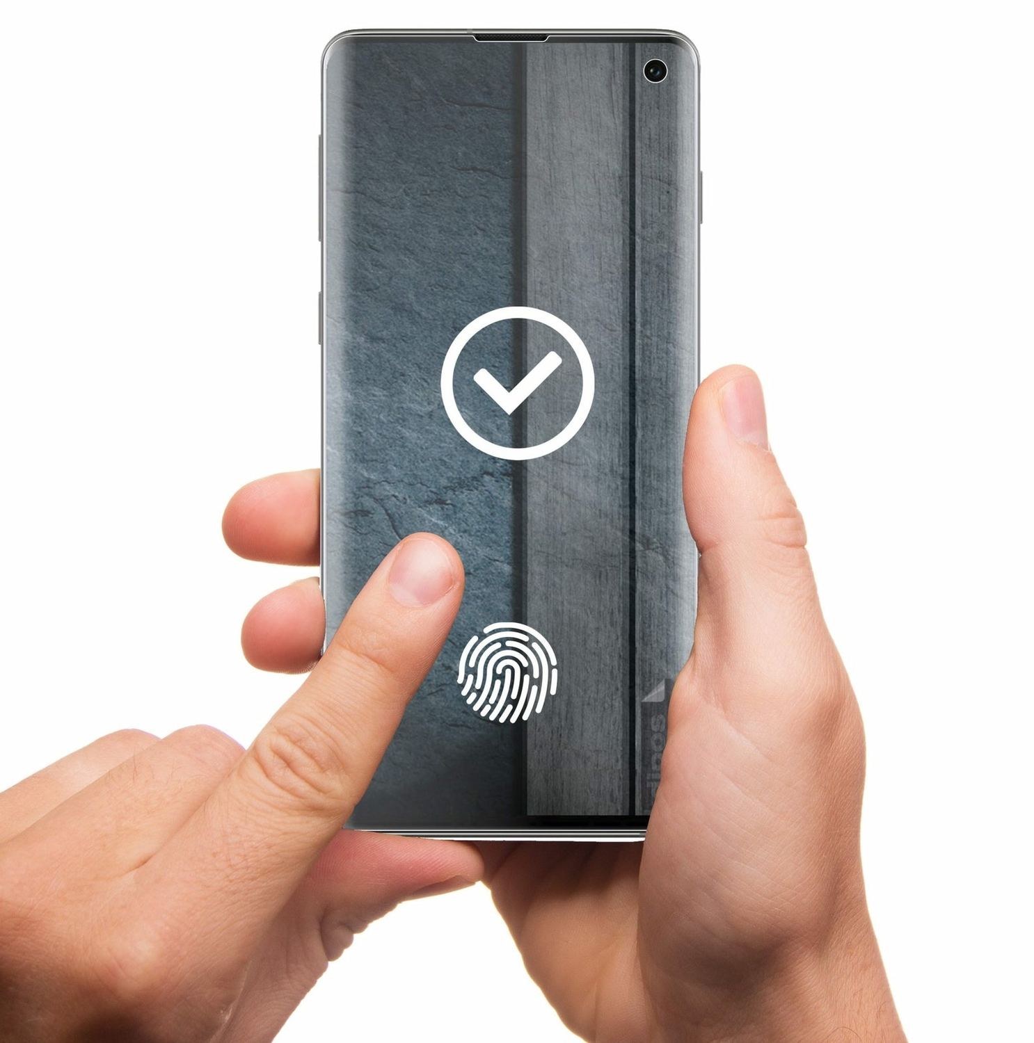 dipos Displayschutz für Samsung Galaxy S10, transparente Oberfläche, geringe Dicke und perfekte Passform