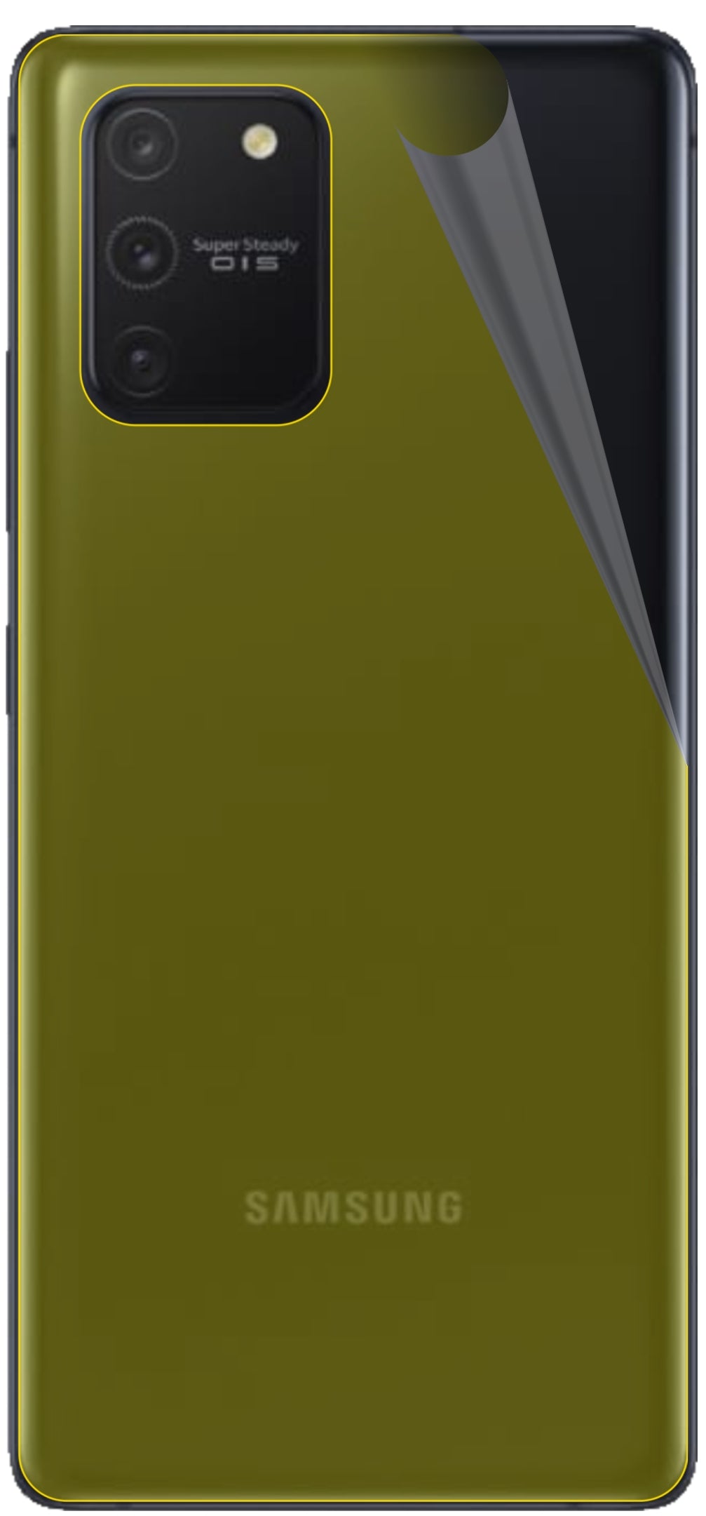 dipos Displayschutz für Samsung Galaxy S10 Lite Rückseite, transparente Oberfläche, geringe Dicke und perfekte Passform