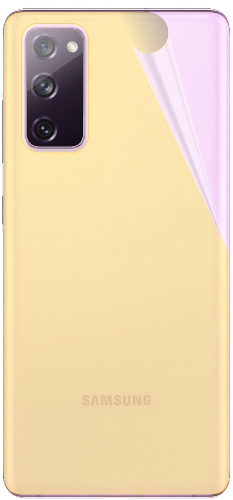 dipos Displayschutz für Samsung Galaxy S20 FE Rückseite, transparente Oberfläche, geringe Dicke und perfekte Passform