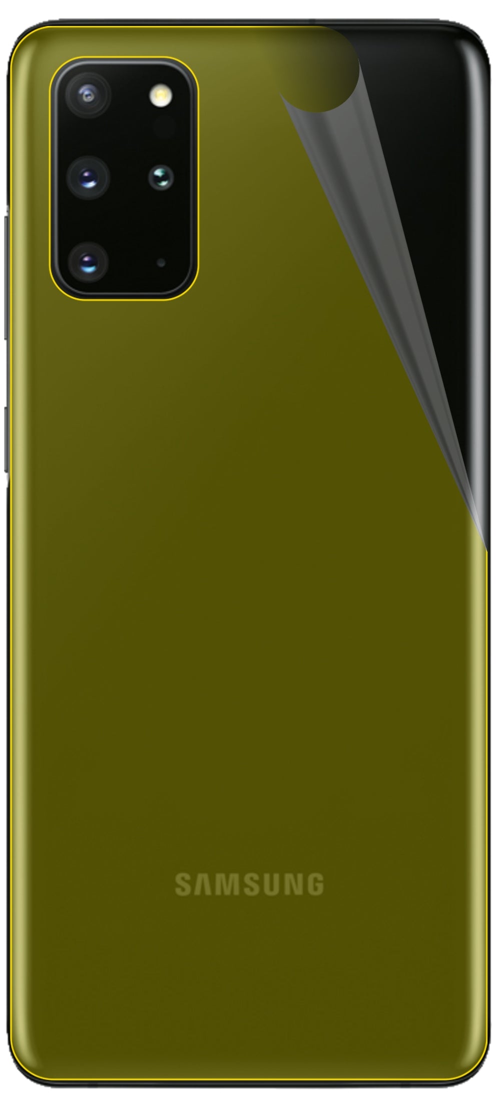 dipos Displayschutz für Samsung Galaxy S20 Plus Rückseite, transparente Oberfläche, geringe Dicke und perfekte Passform