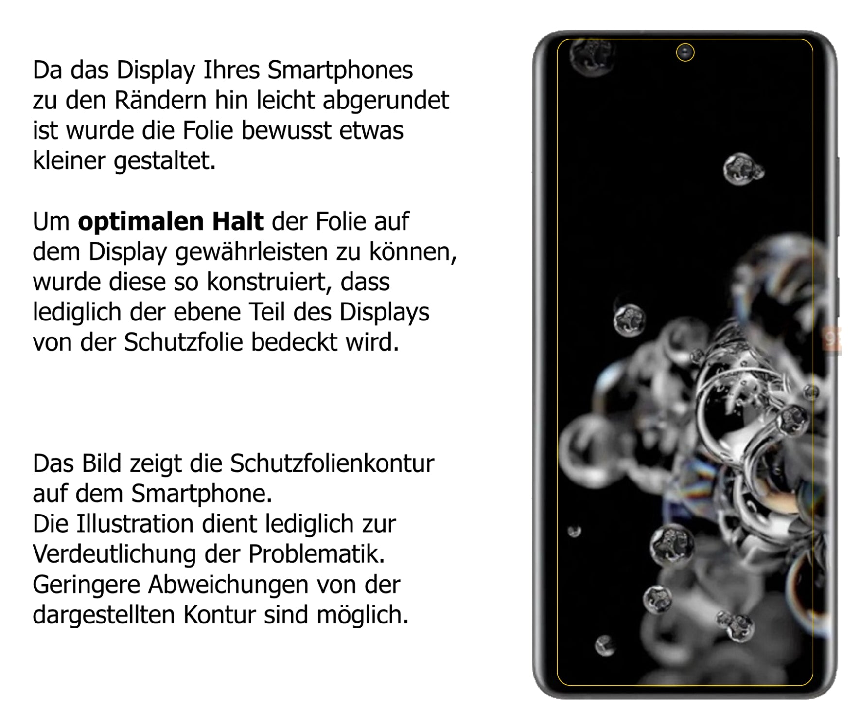 dipos Displayschutz für Samsung Galaxy S20 Ultra, mattierte Oberfläche, robuste Festigkeit und perfekte Passform