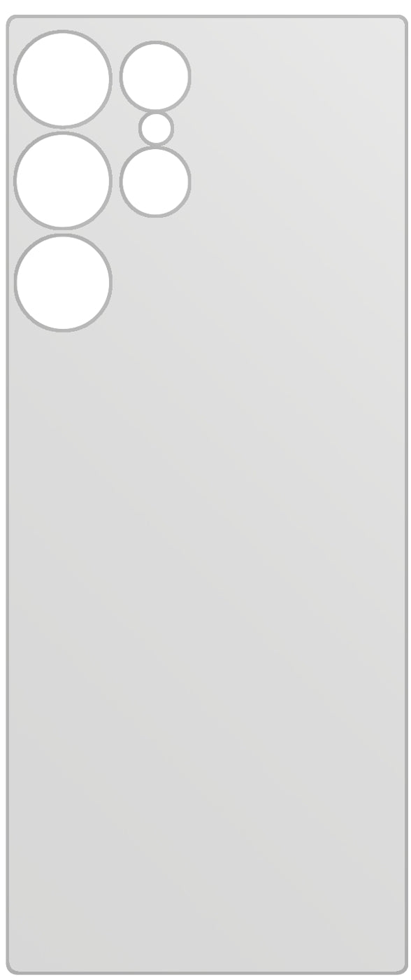 dipos Displayschutz für Samsung Galaxy S22 Ultra Rückseite, mattierte Oberfläche, geringe Dicke und perfekte Passform