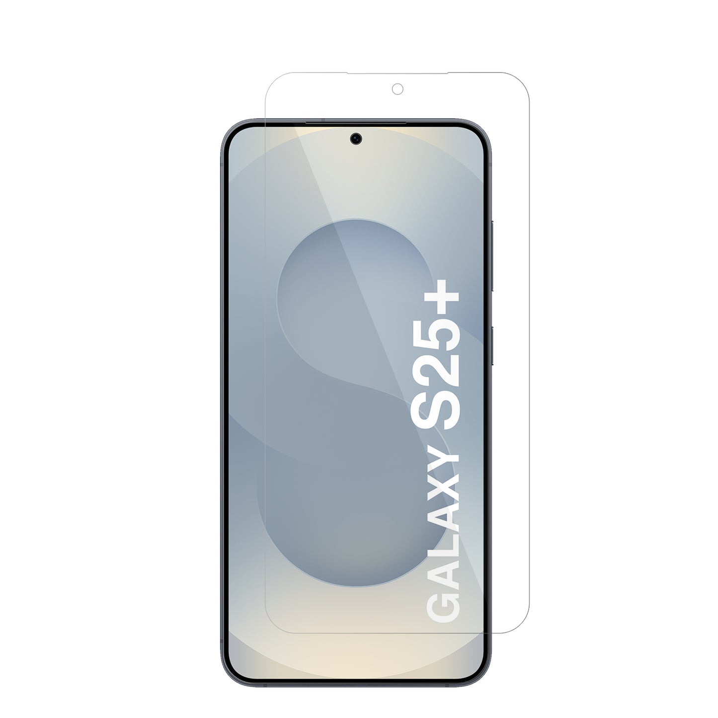 dipos Displayschutz für Samsung Galaxy S25+, transparente Oberfläche, geringe Dicke und perfekte Passform