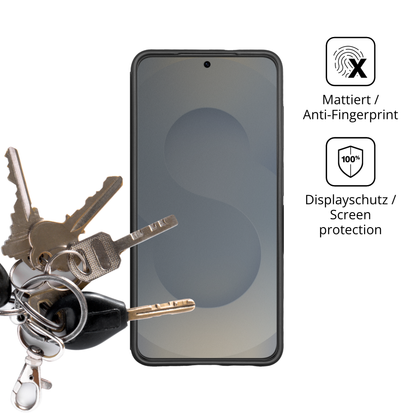 dipos Displayschutz f�r Samsung Galaxy S26 Case Friendly, mattierte Oberfl�che, Blickschutzfilter und perfekter Passform