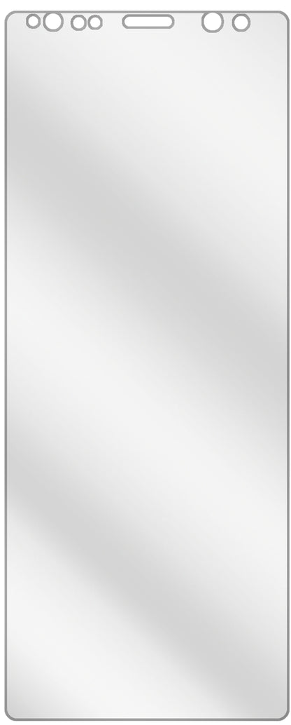 dipos Displayschutz für Samsung Galaxy S8, transparente Oberfläche, geringe Dicke und perfekte Passform