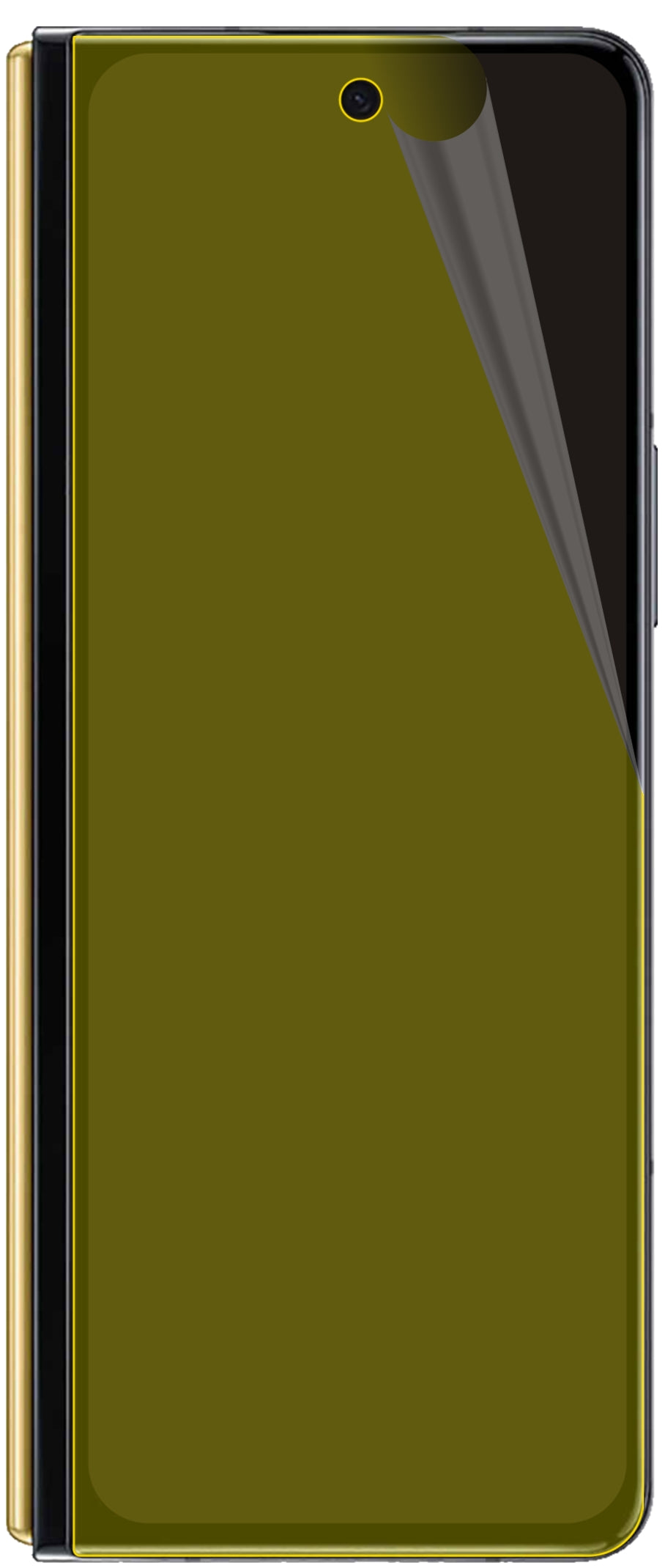 dipos Displayschutz für Samsung Galaxy W22, transparente Oberfläche, geringe Dicke und perfekte Passform