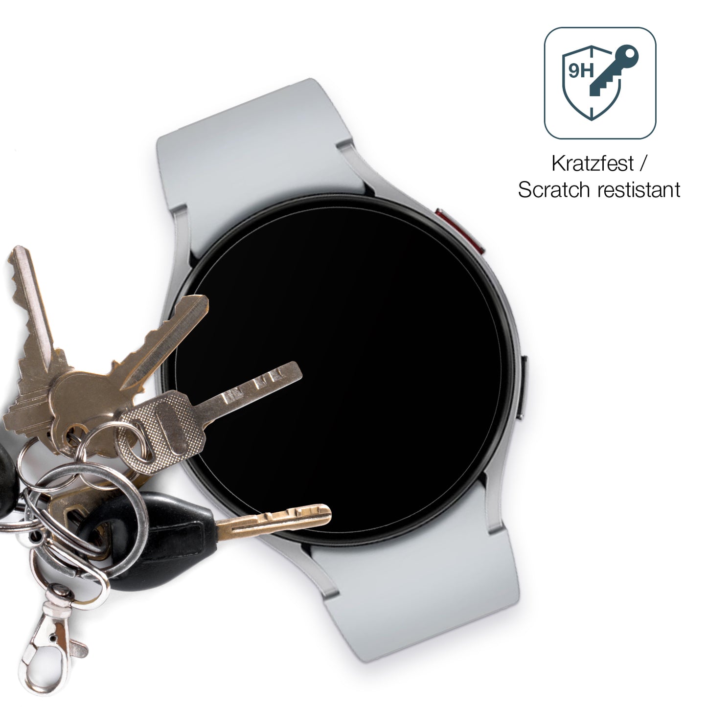 dipos Displayschutz für Samsung Galaxy Watch 6 47mm, mattierte Oberfläche, robuste Festigkeit und perfekte Passform