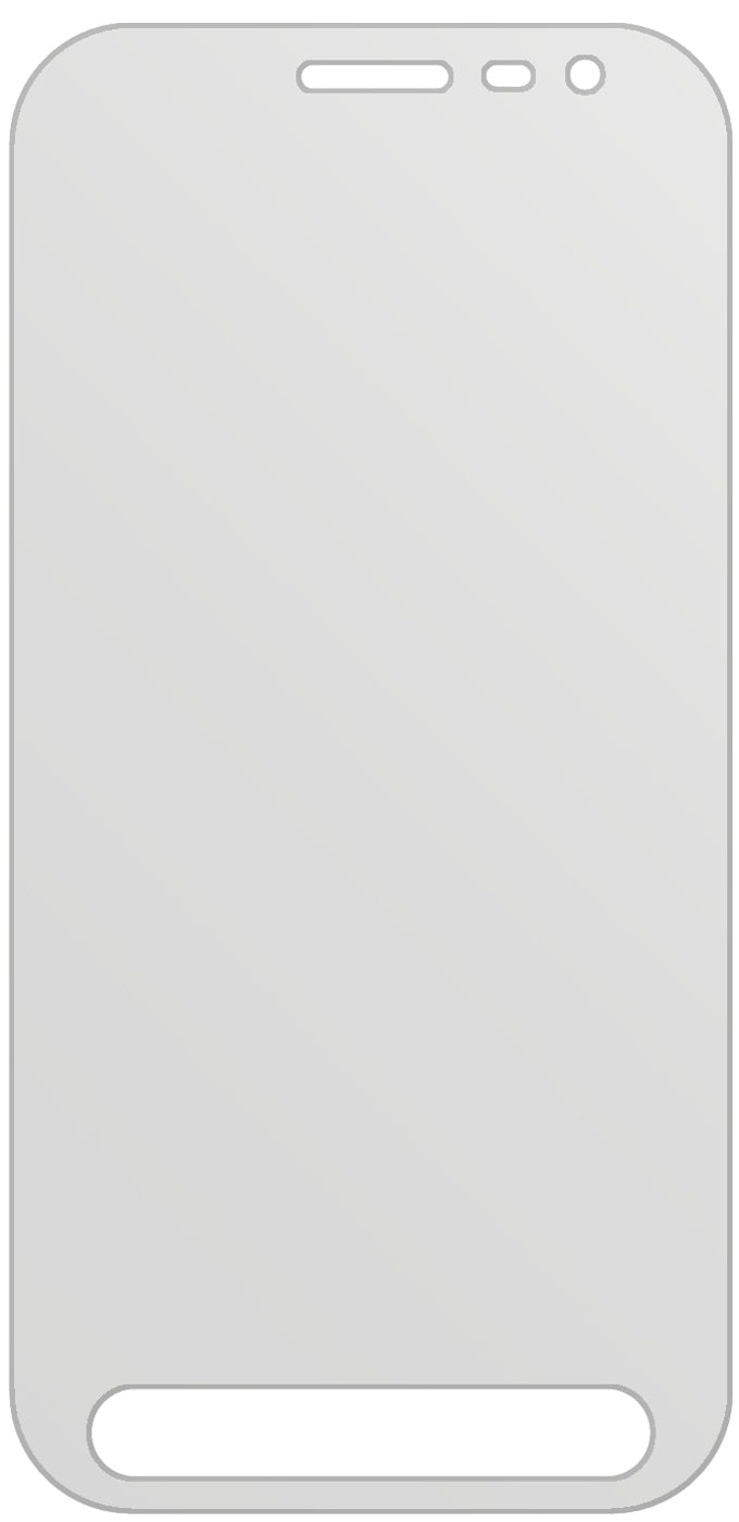 dipos Displayschutz für Samsung Galaxy Xcover 4, mattierte Oberfläche, geringe Dicke und perfekte Passform