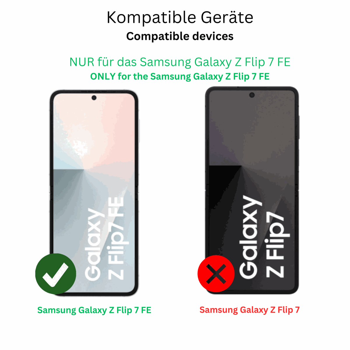 2x Full Cover matte Film for Samsung Galaxy Z Flip7 FE Screen