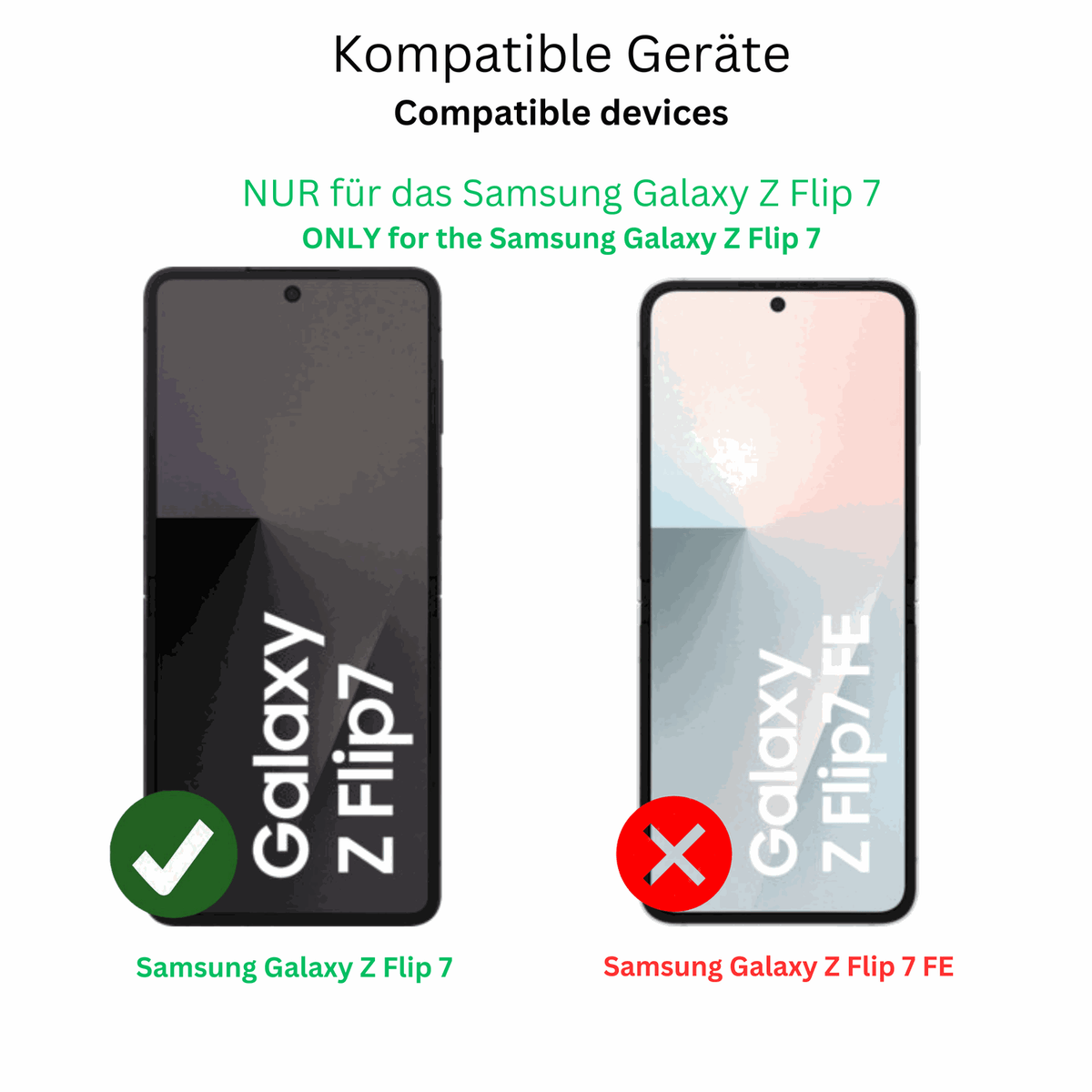 2x Full Cover matte Film for Samsung Galaxy Z Flip7 Screen Protector