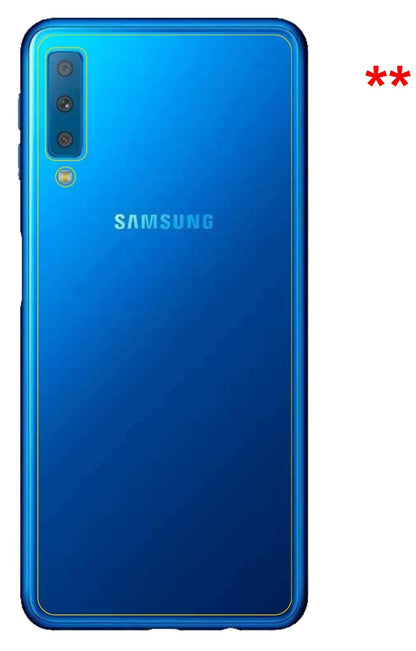 Dünne und klare Folie passend zugeschnitten für Samsung J4 Core (2018) Rückseite