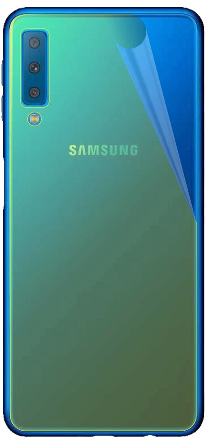 dipos Displayschutz für Samsung J4 Core (2018) Rückseite, transparente Oberfläche, geringe Dicke und perfekte Passform