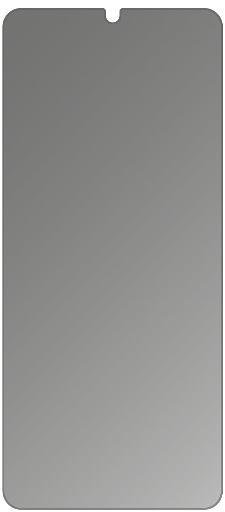 dipos Displayschutz für Samsung Galaxy M02, mattierte Oberfläche, Blickschutzfilter und perfekter Passform