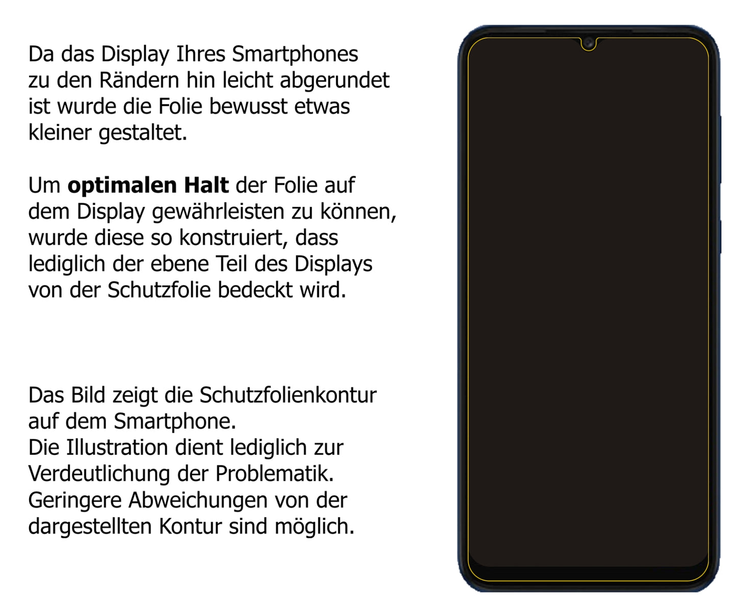 1x 9H Schutzfolie für Samsung Galaxy A03 Core Panzerfolie
