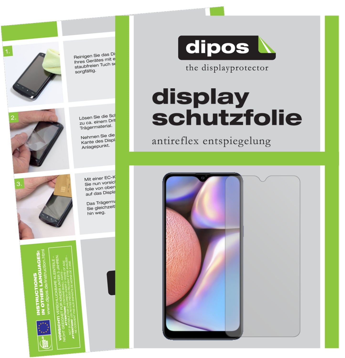 1x Schutzfolie matt für Samsung Galaxy A10e Display-Schutzfolie