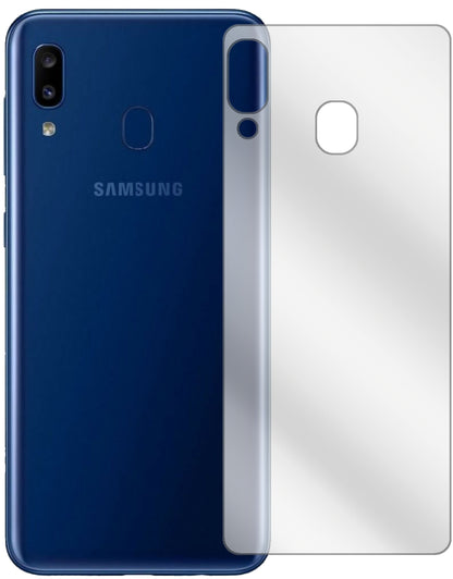 5x Schutzfolie klar für Samsung Galaxy A20 Rückseite Display-Schutzfolie