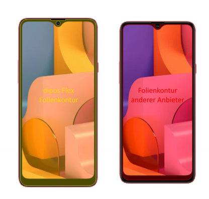 2x Screen Protector for Samsung Galaxy A20s Protective Film covers 100% dipos