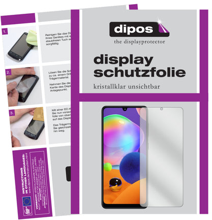 6x Schutzfolie klar für Samsung Galaxy A31 Display-Schutzfolie