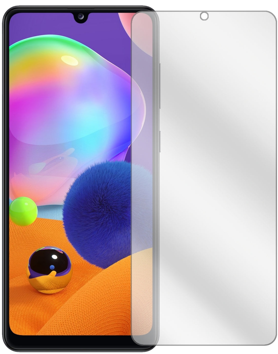 6x Schutzfolie klar für Samsung Galaxy A31 Display-Schutzfolie