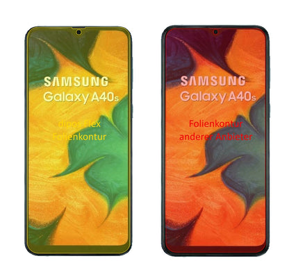 3x Screen Protector for Samsung Galaxy A40s Protective Film covers 100% Flex