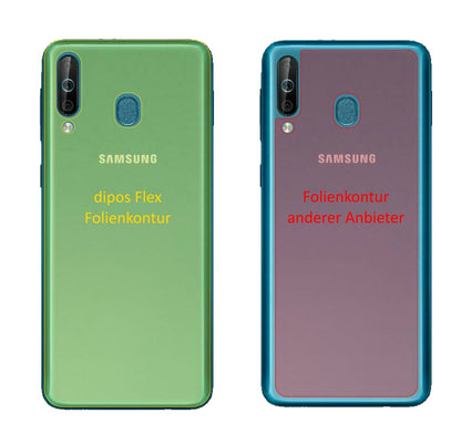 dipos FLEX 2x Clear Screen Protector for Samsung Galaxy A40s Rückseite