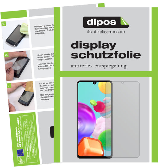 5x Schutzfolie matt für Samsung Galaxy A41 Display-Schutzfolie