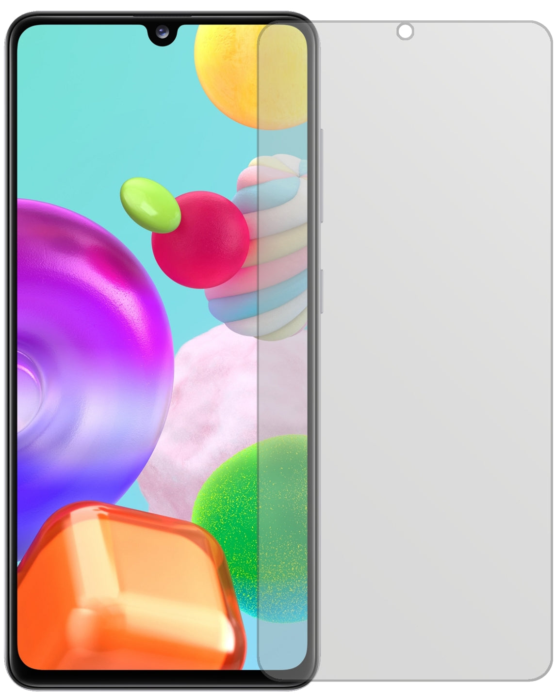 5x Schutzfolie matt für Samsung Galaxy A41 Display-Schutzfolie