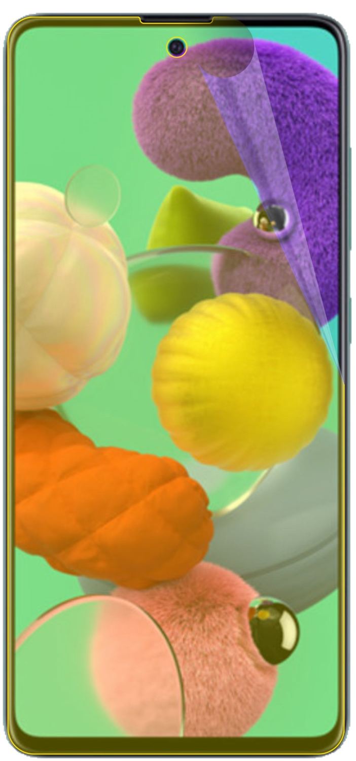 3x Screen Protector for Samsung Galaxy A51 Protective Film covers 100% Flex