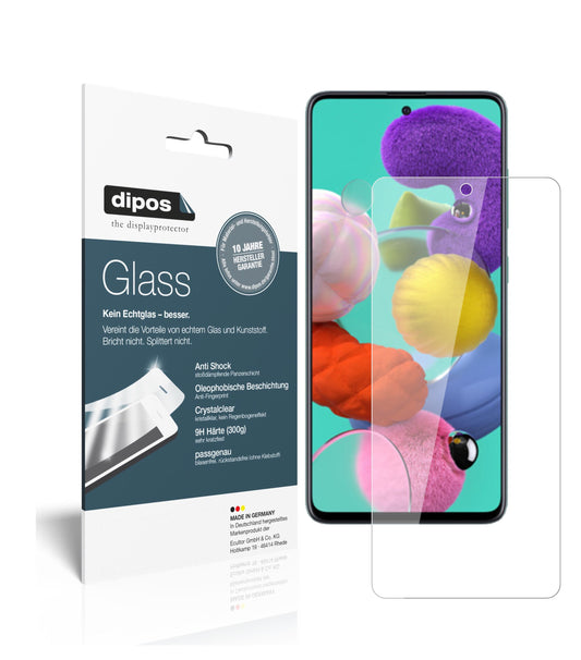 2x 9H Schutzfolie für Samsung Galaxy A51 5G Panzerfolie