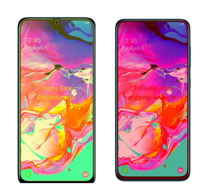 3x Screen Protector for Samsung Galaxy A70s Protective Film covers 100% Flex